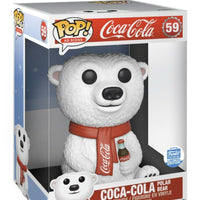 Pop Coca-Cola Polar Bear 10" Vinyl Figure Funko Limited