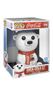 Pop Coca-Cola Polar Bear 10" Vinyl Figure Funko Limited