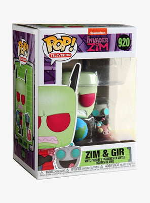 Pop Invader Zim Zim & Gir Vinyl Figure Special Edition