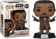 Pop Star Wars Mandalorian Greef Karga Vinyl Figure