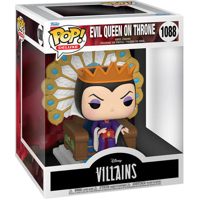 Pop Deluxe Disney Villains Evil Queen on Throne Vinyl Figure