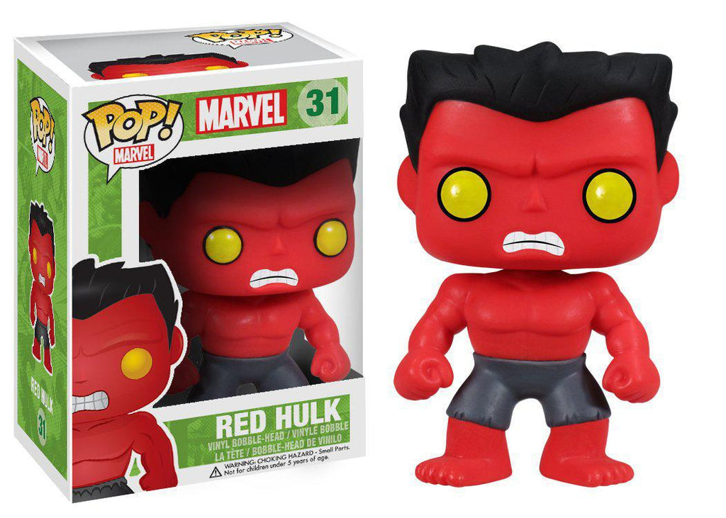 Pop Marvel Red Hulk Vinyl Figure