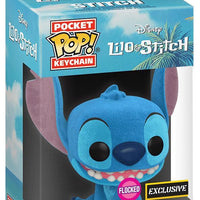 Pocket Pop Lilo & Stitch Stitch Flocked Vinyl Keychain Exclusive