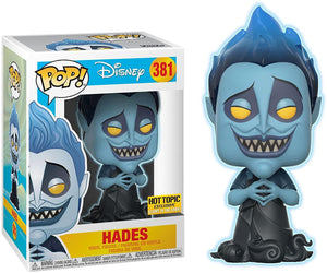 Pop Hercules Hades Glow in the Dark Vinyl Figure Hot Topic Exclusive #381