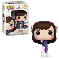 Pop Overwatch D.Va Diamond Edition Vinyl Figure GameStop Exclusive