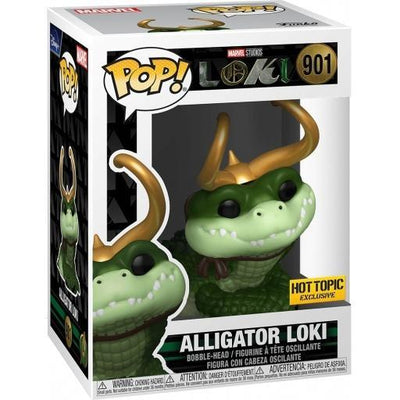 Pop Marvel Loki Alligator Loki Vinyl Figure Hot Topic Exclusive #901