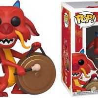 Pop Mulan Mushu with Gong Vinyl Figure