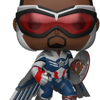 Pop Marvel the Falcon and the Winter Soldier Captain America Vinyl Figure GameStop Exclusive