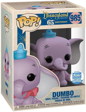 Pop Disneyland Resort 65th Anniversary Dumbo Purple Vinyl Figure Funko Store Exclusive