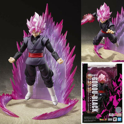 S.H. Figuarts Dragon Ball Super Goku Black Super Saiyan Rose Figure SDCC 2019 Exclusive