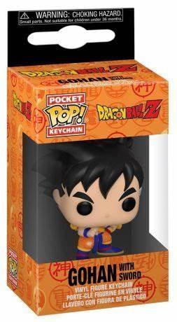 Pocket Pop Dragon Ball Z Gohan with Sword Vinyl Key Chain