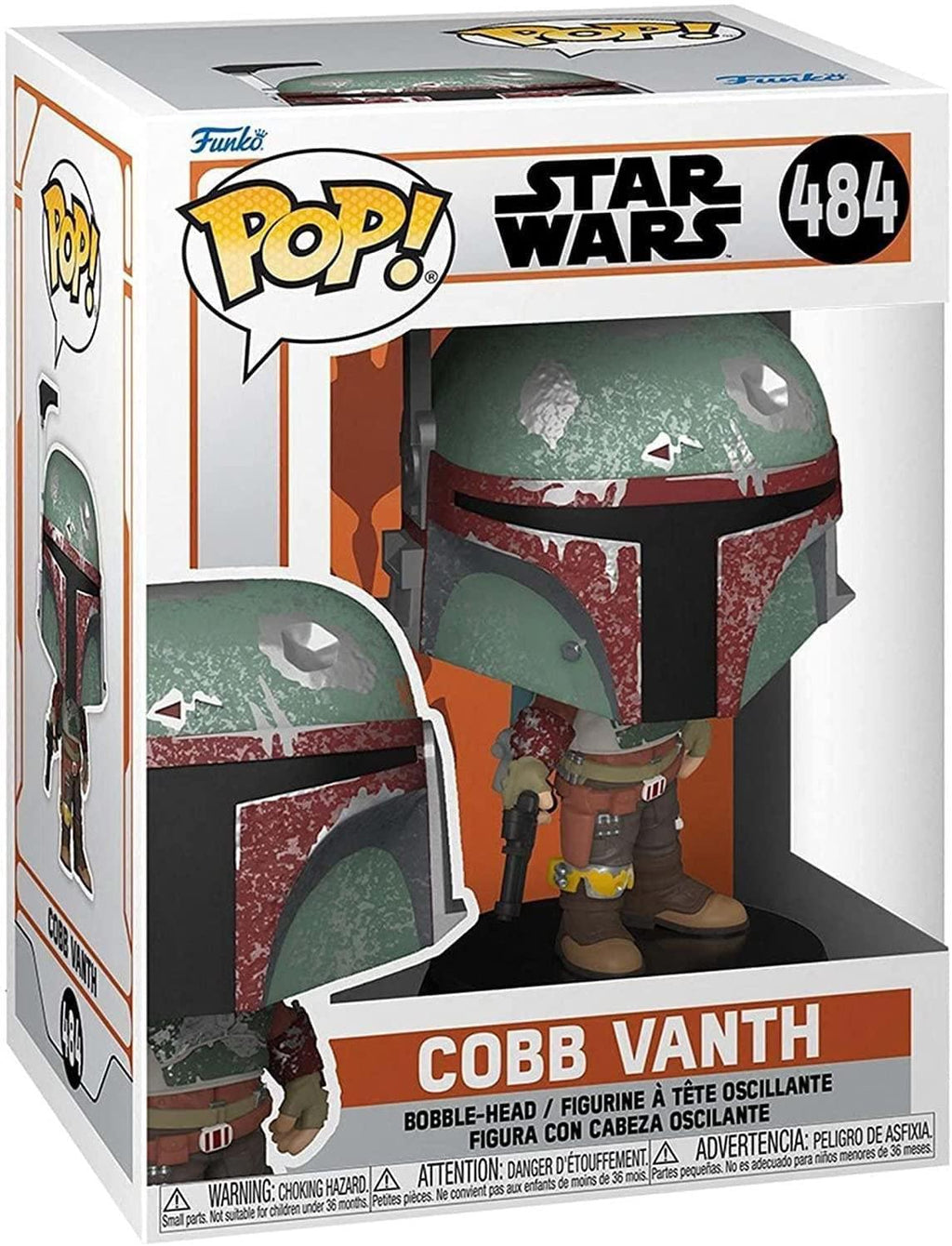 Pop Star Wars Mandalorian Cobb Vanth Vinyl Figure #484