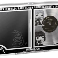 Pop Albums Deluxe Metallic Metallica (B&W) Album 2 Vinyl Figure Special Edition