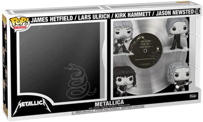 Pop Albums Deluxe Metallic Metallica (B&W) Album 2 Vinyl Figure Special Edition