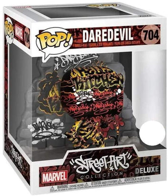 Pop Deluxe Marvel Street Art Collection Daredevil Vinyl Figure Special Edition #704