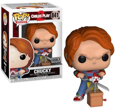 Pop Child's Play 2 Chucky with Buddy & Scissors Vinyl Figure FYE Exclusive #841