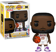 Pop NBA LA Lakers Lebron James White Jersey Vinyl Figure #90