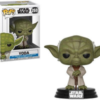 Pop Star Wars Clone Wars Animation Yoda Vinyl Figure