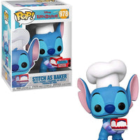 Pop Lilo & Stitch Stitch as Baker Vinyl Figure 2020 Fall Convention Exclusive #978