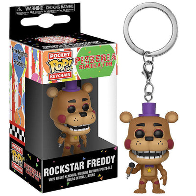 Pocket Pop Five Nights at Freddy's Pizza Rockstar Freddy Vinyl Key Chain