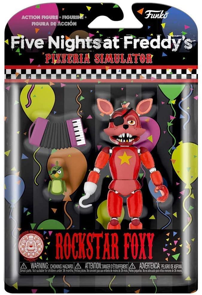 Five Nights at Freddy's Pizza Simulator Rockstar Foxy Action Figures