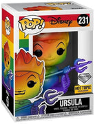 Pop Disney Pride Ursula Rainbow Diamond Collection Vinyl Figure Hot Topic Exclusive