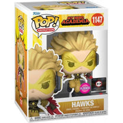 Pop My Hero Academia Hawks Flocked Vinyl Figure Chalice Exclusive #1147