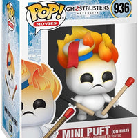 Pop Ghostbusters Afterlife Mini Puft on Fire Vinyl Figure