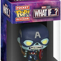 Pocket Pop Marvel What If...? Zombie Captain America Vinyl Key Chain