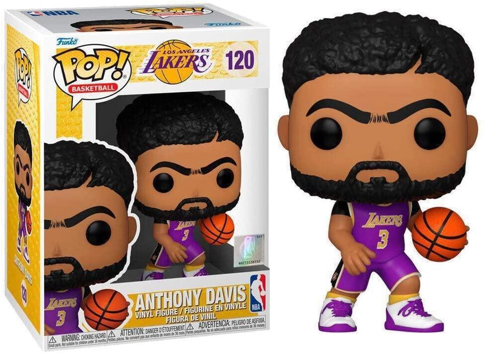 Pop NBA Lakers Anthony Davis Purple Jersey Vinyl Figure #120