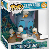 Pop Lilo & Stitch Stitch with Ducks Deluxe Vinyl Figure Box Lunch Exclusive