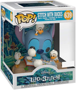 Pop Lilo & Stitch Stitch with Ducks Deluxe Vinyl Figure Box Lunch Exclusive