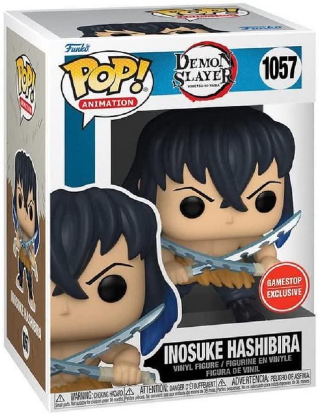 Pop Demon Slayer Inosuke Hashibira Unmasked Vinyl Figure Special Editi ...