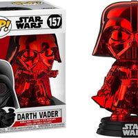 Pop Star Wars Darth Vader Red Chrome Vinyl Figure Target Exclusive