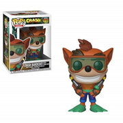 Pop Crash Bandicoot Crash Bandicoot with Scuba Gear Vinyl Figure #421