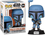 Pop Star Wars Mandalorian Death Watch Mandalorian Two Stripes Vinyl Figure Special Edition