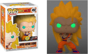 Pop Dragon Ball Z Super Saiyan 3 Goku Glow in the Dark Vinyl Figure Game Stop Exclusive #492