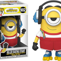 Pop Minions Rise of Gru Roller Skating Stuart Vinyl Figure