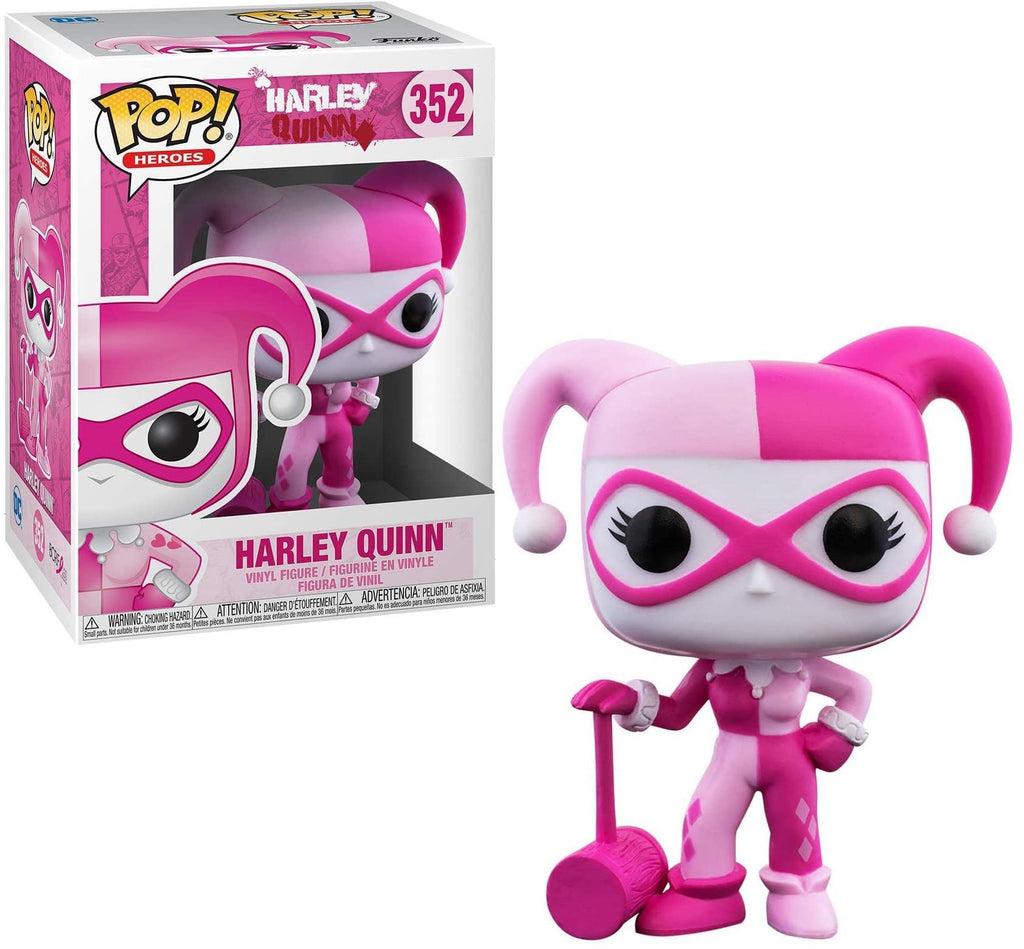 Pop DC Heroes Breast Cancer Awareness Harley Quinn Vinyl Figure