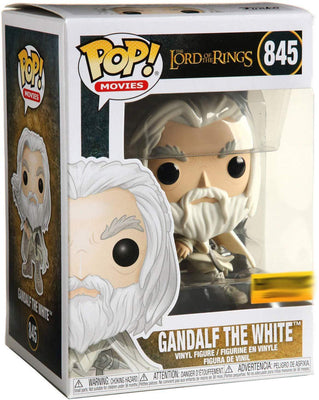 Pop Lord of the Rings Gandalf the White Vinyl Figure Hot Topic Exclusive