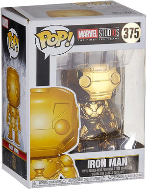 Pop Marvel Studios 10 Iron Man Gold Chrome Vinyl Figure