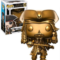 Pop Pirates of the Caribbean Jack Sparrow Gold Vinyl Figure Hot Topic Excusive