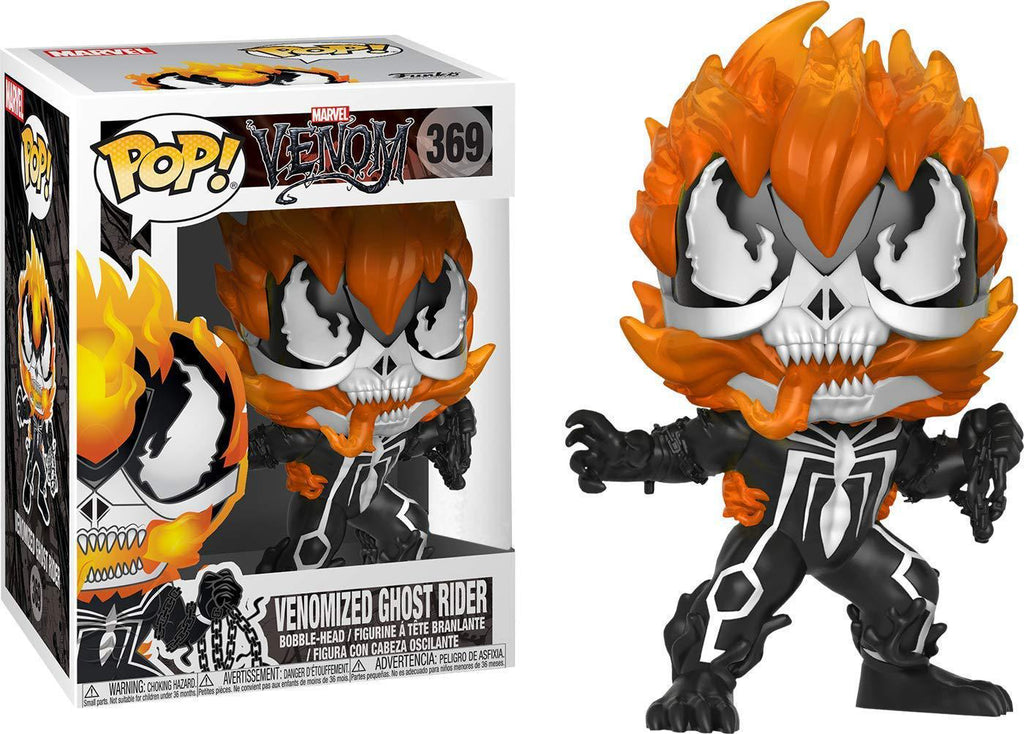 Pop Marvel Venom Venomized Ghost Rider Vinyl Figure Special Edition