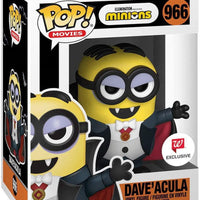 Pop Minions Dave'acula Halloween Vinyl Figure Walgreen Exclusive