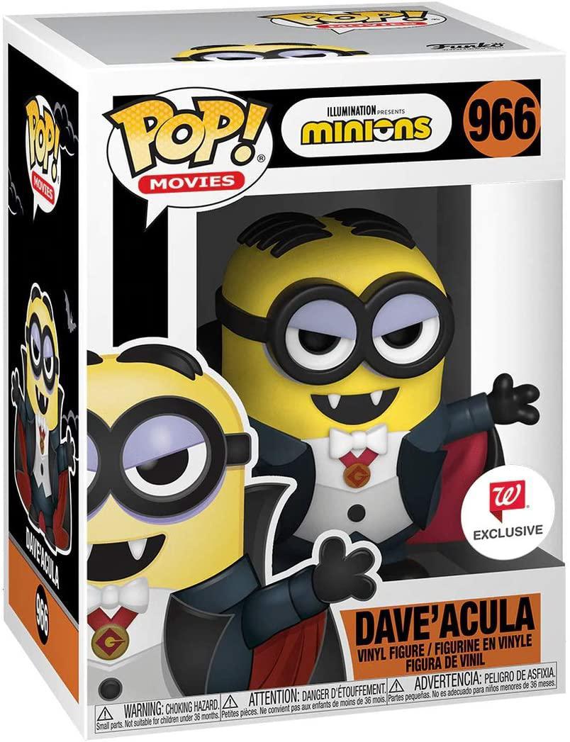 Pop Minions Dave'acula Halloween Vinyl Figure Walgreen Exclusive