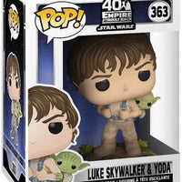 Pop Star Wars Empire Strike Back Luke Skywalker & Yoda Vinyl Figure