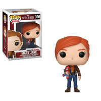 Pop Marvel Spider-Man PS4 Mary Jane w/Plush Vinyl Figure #396