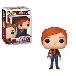 Pop Marvel Spider-Man PS4 Mary Jane w/Plush Vinyl Figure #396