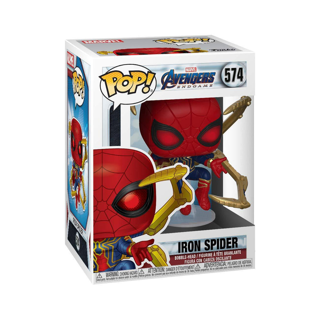 Pop Marvel Avengers Endgame Iron Spider Instant Kill Mode w/ Nano Gauntlet Vinyl Figure #574