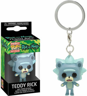 Pocket Pop Rick & Morty Teddy Rick Vinyl Key Chain